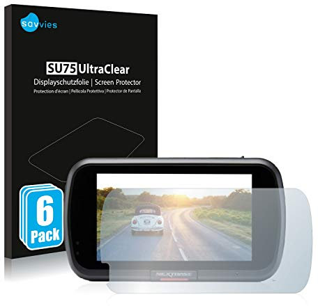 Savvies 6 Pack Screen Protector compatible with Nextbase 522GW Protection Film Clear