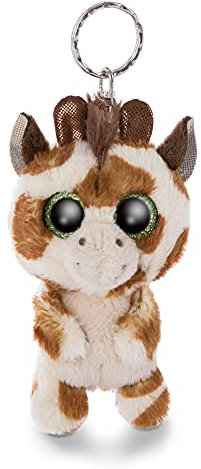 NICI Glubschis : L’Originale – Porte-clés Girafe Halla Glubschis 9 cm – Peluches Animaux du Zoo – Pendentif Animal Jouet pour Trousseau et Cordon – Mini Peluche, Porte Clef pour Filles et garçons