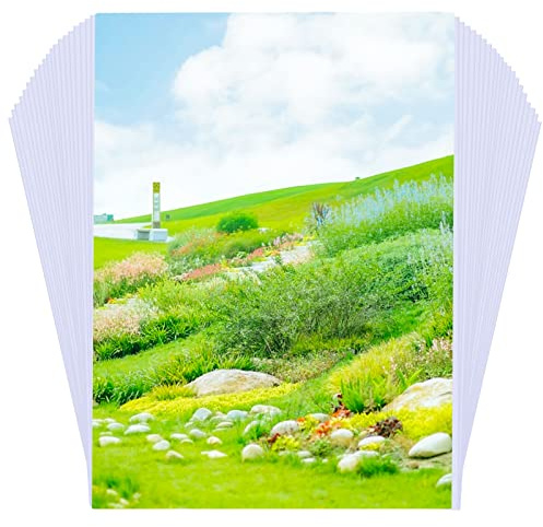 Veroave Photo Paper, 100 Sheets 6x8 Glossy Photo Paper, 180 gsm | Photo Paper for Printer, 6x8 Photo Paper for Laser Printer, Glossy Papers 6x8 for Printers Brochure