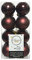 Kaemingk Weihnachtskugeln Kunststoff 4cm 16 Stück Mini Christbaumkugeln Set bruchsicher Dunkelbraun Rotholz