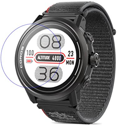 AWADUO Compatible avec le protecteur d'écran COROS Apex 2, montre 0,33 mm, protecteur d'écran Gla trempé pour homme, fabriqué en verre véritable