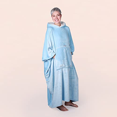 Taynie Kuschelige Ärmeldecke (hellblau)