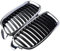 SAIQIAN Auto Grill Grill Schwarz Chrom Front Nieren Grill für B-MW 3er F30 F35 2013 2014 2015 2016 2017 2018 2019 Auto Racing Grills Grill Grill