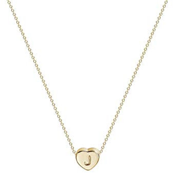 Halsketten Halsketten Lange Chunky Halskette Kette Halsketten Brief Geschenk Name Frauen 26 Mode Anhänger Schmuck Englisch Halsketten & Anhänger Herz Halskette Mädchen ( Color : J , Size : Taille uniq