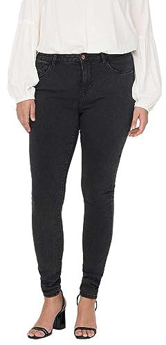 ONLY CARMAKOMA Damen CARTHUNDER REG DNM PIM367 NOOS Skinny-fit-Jeans, Dark Grey Denim, 42W x 32L