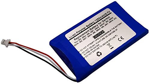 Batterie de rechange pour GPS Garmin Nuvi 200, 200w, 205, 205T, 205W, 205W, 205WT, 250, 250W, 252W, 255, 255T, 255W, 260, 260W, 265, 265T, 265W, 265W, 265W, 265W, 265W, 265W, 265W, 265W, 265W, 265W,
