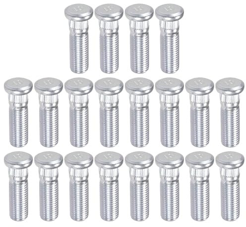X AUTOHAUX Lot de 20 goujons de roue M12 x 1,5 pour Honda Accord No.9094202067