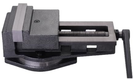 8 Inch Lock Vise Heavy, CNC Precision Bench Vice Angle, Angle Drill Press Vise, 360 Degree Swiveling Base, Accuracy 0.025/100MM, for Milling Shaping and Drilling Machines