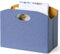 Neateam Porte-Revues Moderne avec Poignée - Panier à Journaux Pliable - Robuste et Durable - Pour le Bureau, la Maison et le Salon - Jaune et Bleu