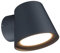 Klighten 12W Außenwandleuchte LED Außen Wandleuchte, Wandlampe Aussen/Innen 3000K, IP65 Aussenlampe, Modern Aussenleuchte, Außenleuchte für Terrasse Garten, Aluminium+PC, Warmweiß, Anthrazit