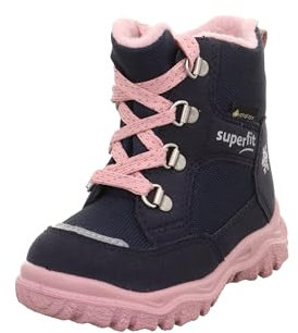 superfit Husky1, Stivali da neve Bimba 0-24, Blu Rosa 8010, 22 EU