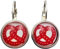 Stechschmuck Ohrringe Ohrhänger Handmade Brisuren Oktoberfest Wiesn Brezel Brezn Silber Farben Damen Kitsch Kawaii 1 Paar Größe Wählbar (Brisuren 12mm)