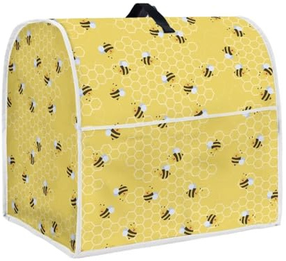Jndtueit Bee Stand Mixer Cover,Auto Mixer Cover Compatible with 6-8Quarts Kitchen aid Mixer,Washable kitchen Appliance Cover Dust Proof