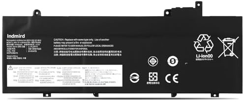 Indmird L17L3P71 L17M3P71 01AV478 Laptop Akku für Lenovo ThinkPad T480S 20L7 20L8 L17M3P72 L17S3P71 01AV479 01AV480 SB10K97620 SB10K97621 SB10K97622 20L7CTO1WW 20L7001VPB 20L7S2450C 20L8SFK204 57Wh