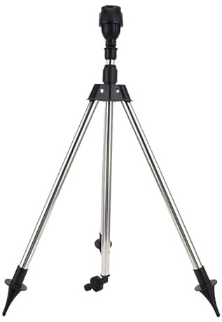 Aspersor de trípode Giratorio, trípode de aspersor,Aspersores de pie de Largo Alcance | Aspersor de Agua telescópico con Base de trípode de Metal, de riego de jardín para césped de jardín doméstico