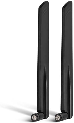 5G LTE Antenne 4G LTE Signal Gain Antenne 8DBI Antenne mit Hochleistungs-Signalverstärkung, 600-6000MHz, LTE Antenne Outdoor für FPV-Kameramonitore, WLAN-Router, USB-Adapter, 2 Stücke