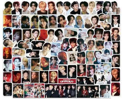 92 Stück Aufkleber ENHYPEN ROMANCE: UNTOLD Aufkleber ENHYPEN UNTOLD Sticker Pack Stray Kids Foto Sticker Stray Kids Aufkleber für Laptop