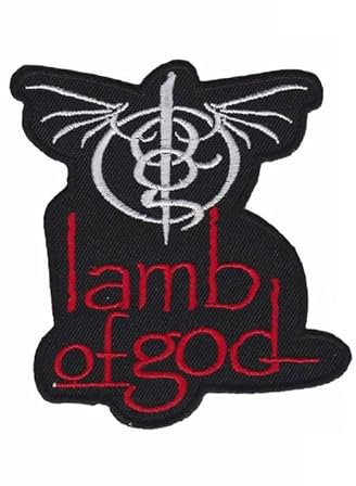 Lamb Of God Heavy Metal Band Aufnäher Besticktes Patch zum Aufbügeln Applique