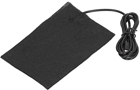 Portable Heating Pad, USB Small Heating Pad 10x15cm 60℃ Temperature with Adjustable Heat and Foldable Design for Home and Office Use