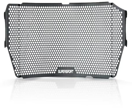 Guard Radiator For Ducati SuperSport 939S 939 2017-2021 950S 950 Radiator Guard Tank Grille Shield Engine Cooler Bezel Protector Mesh Cover(SuperSport logo)