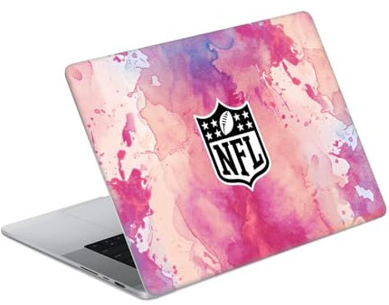 Head Case Designs Offizielle NFL Wasserfarbe Schild Vinyl Haut Aufkleber Abziehbild Abdeckung kompatibel mit MacBook Pro 14 A2442