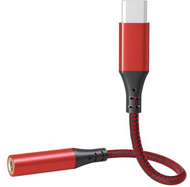 USB C to 3.5mm Jack - Aux to USB C Headphone Earphone Jack Audio Adapter Type C to 3.5mm Aux Adapter for iPhone 15 Pro Max,Samsung, Other Type C Devices