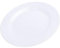 Tomotato Assiettes blanches, lot de 4 assiettes en mélamine de 23 cm, assiettes à salade rondes et légères, lavables au lave-vaisselle, pour la nourriture, les desserts, les salades, les