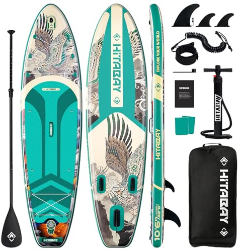 Tavola SUP Gonfiabile con Accessori Completi, Tavola da Paddle Surf Gonfiabile 320 x 81 x 15 cm, Capacità di Carico Massima 150kg, Unisex-Adulto Stand Up Paddle Board