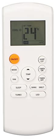 Ejoyous Fernbedienung Ersatz für Klimaanlage RG57B1 BGE RG57 R57Serie, Universelle Klimaanlage Ersatzfernbedienung mit LED Hinterlicht kompatibel mit Carrier MrCool FRIMEC