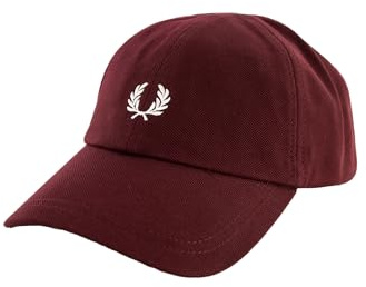 Fred Perry Pique Classic 597 Oxblood Caps, rot, One size