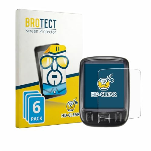 BROTECT 6 Stück Schutzfolie für ZMCVOE Bike Computer digital Displayschutz Folie Made in Germany, Ultra-Klar
