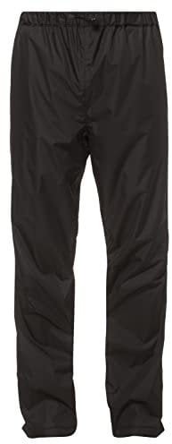 VAUDE Regenhose Herren Fluid Pants II - Wasserdichte, atmungsaktive Multifunktionshose für Radfahren, Wandern, Outdoor, Eco Finish, PFC-frei, reflektierende Details, verstellbare Beinweite