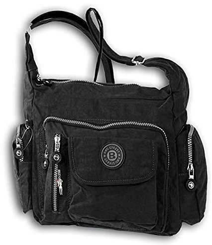 Umhängetasche Bodybag Nylon 2218 (Scwarz)
