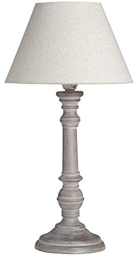 Hill 1975 Pella Table Lamp, Wood, Linen, Mixed, one