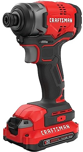 CRAFTSMAN V20 Impact Driver Kit, Cordless (CMCF810C1)