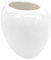 DARO DEKO Design-Vase Hochglanz weiß 33cm x 25cm