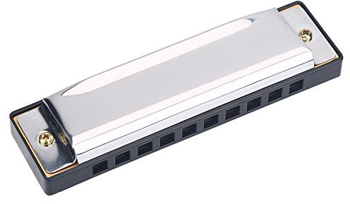 10 loch chromatische mundharmonika professionelle mundharmonika kinder spielzeug blue rock jazz folk mundharmonikas splitter