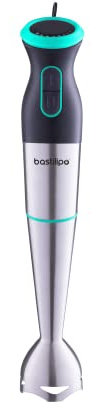 Bastilipo - TurboMix-700 R- Batidora de mano de 700W de potencia con control de velocidad variable