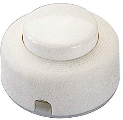 Poly Pool PP0476X Interrupteur puls. Unipolaire 2A Blanc