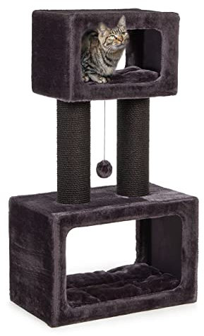 CanadianCat Company | Kratzbaum Columbia | Katzenbaum Kratzstamm | ca. 60 x 36 x 110 cm | Anthrazit