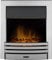 Adam Eclipse Electric Fire in Chrome with Remote Control