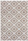 NORTHRUGS In- und Outdoor Teppich Malta 80x250cm - Wendeteppich Wetterfest Modernes Geometrisches Muster Teppich für Balkon Terrasse Garten Wintergarten Wohnzimmerteppich Wasserfest in Linen