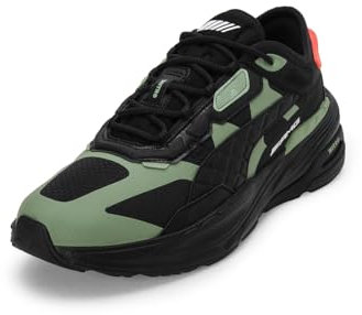 Puma Unisex-Erwachsene Mapf1 Amg Extent Nitro Sneaker, Schwarz-Light Mint-Weiß, 43 EU