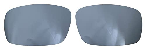 Wetnenss Verres de rechange polarisés pour Oakley Crankshaft OO9239 Épaisseur 1,5 mm Prévention du sel Résistant à l'huile (rouge foncé) (K doré), tons argentés, 61*38mm