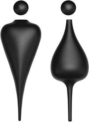 Toilettenschilder Bad Zeichen Dekor Männer Und Frauen Toilette Figur Set, Aviation Aluminium Modernes Toilettenschild, Badezimmertürschilder For Geschäftsstelle Home Schule Dekor-18x6 Cm ( Color : Bla