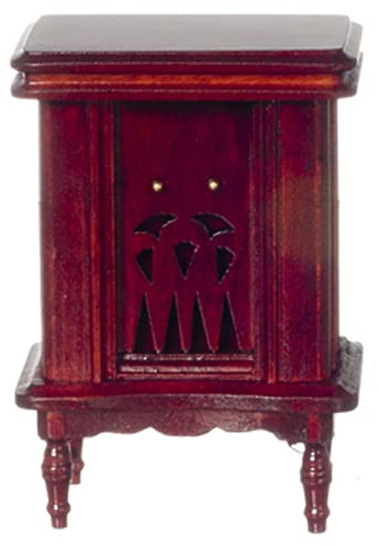 Melody Jane Puppenhaus 1920er 30er 40er Jahre Radio Mahagoni Holz Miniatur Wohnzimmer Möbel