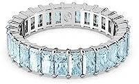 Swarovski Anillo Matrix 5661909 baguette azules