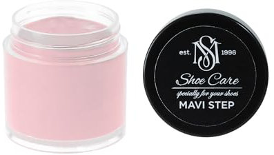 Crème Réparation & Recoloration MAVI STEP Cuir - Combleur Fissures - Canapés, Chaussures - Restaure Couleur & Répare Éraflures - 365 Rose Pâle