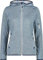 CMP Damen Knitted Hoodie Jacke, Cielo-Bianco, 40