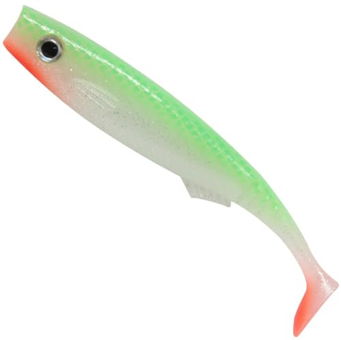 Seika Pro Gummifisch Fortuna Shad 10cm - 5 Gummiköder, Farbe:Bloody Belly